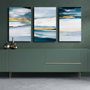 Wallity Conjunto de 3 Lienzos Decorativos Multicolor 45 x 70 cm